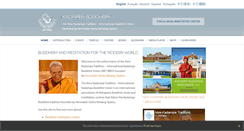 Desktop Screenshot of kadampa.org