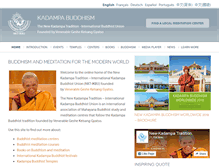 Tablet Screenshot of kadampa.org